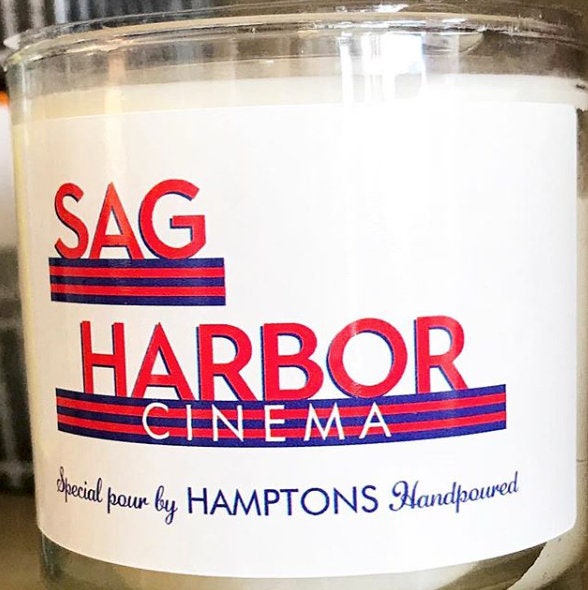 Sag Harbor Cinema 8 Oz. Tumbler Sandalwood Bergamot Cinnamon Hamptons Handpoured Limited Edition 100% Soy Candle Hand Poured