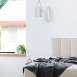 Wall Mounted Headboard, Velvet King Size/California Queen Full Double Twin Upholstered Headrest - thumbnail 2