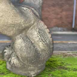 Concrete Gargoyle Statue Stone Gothic Creature Ornament Cement Guardian Sculpture Handcrafted Decor Yard Art Lover Gift - thumbnail 4