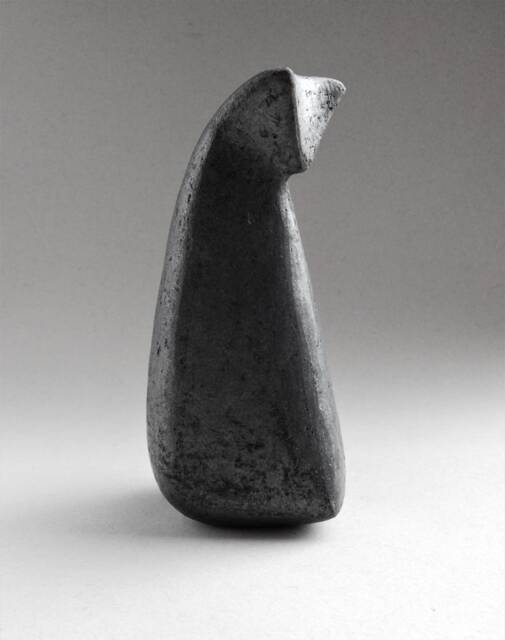 Ceramic Sculpture -Black Cat , A Figurine, Statuette, Art & Collecting, Collection Of Cats, Minimalism, An Original Gift - image 1