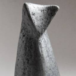 Ceramic Sculpture -Black Cat , A Figurine, Statuette, Art & Collecting, Collection Of Cats, Minimalism, An Original Gift - thumbnail 2
