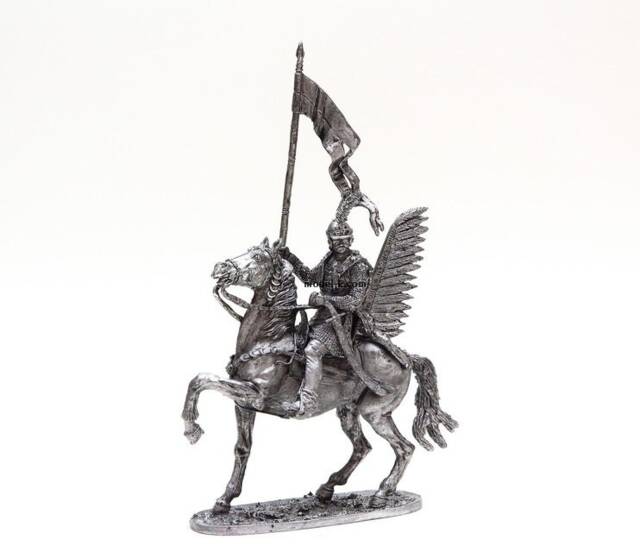 Tin Castings Poland Winged Hussar, Cavalry 1/32 Scale - image 1