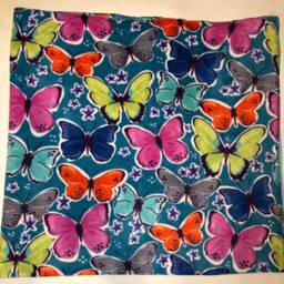 Zoofleece Butterfly Butterflies Monarch Insect Blanket Animal Quilt Throw 55x60 - thumbnail 2