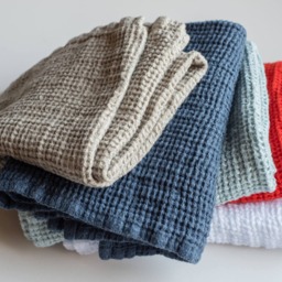 Linen Bath Towel Waffle Weave European Flax Linen. Spa, Sauna & Everyday Use Various Colors - thumbnail 2