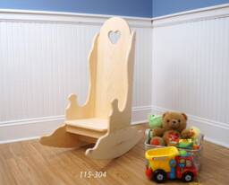 Custom Vintage Childs Rocking Chair Farmhouse Kids Furniture