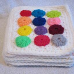 Montessori Rainbow Soft Book - Sensory Cloth Toy For Babies - Learn Colors - thumbnail 2
