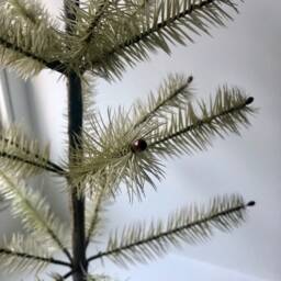 German Goose Feather Christmas Tree Pale Muted Green - thumbnail 4