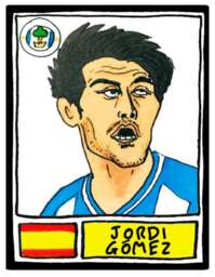 Wigan Athletic - No Score Draws Latics Edition A3 Print Of 36 Hand-Drawn Panini-Style Wafc Footy Sticker Legends Cheapskate Football Art - thumbnail 2