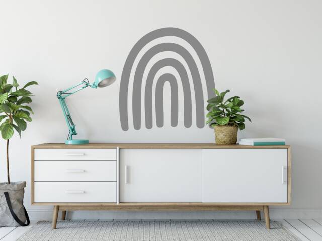 Giant Arc Rainbow Wall Art Sticker - image 1