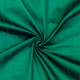 Dark Peacock Green Silk Dupioni Curtain Panels - Rod Pocket, Grommet, Box Pleat, Three Pinch Pleat, Tab Top & Plain Ring Top - thumbnail 3