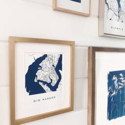 Fox Island Map Hand Drawn Street Washington City Drawing Blueprint Style - Art Print Wedding Moving Gift Vacation Rental Decor - thumbnail 4