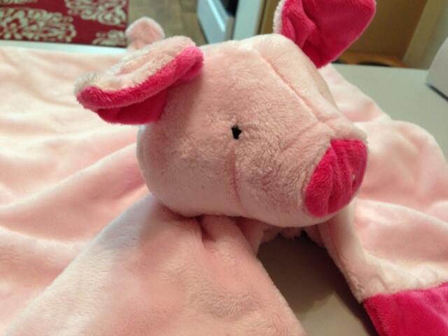 Minky Snuggle Blanket Toy, Animal Security Blanket Buddy, Sculptured With Head, Elephant, Cows, Dogs, Frogs, Giraffes, Lions - image 1