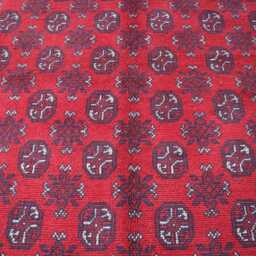 7x10 Ft Red Akhcha Handmade Large New Rug - Afghan High Pile Turkmen Bokhara Area Livingroom Rug Tribal Bedroom Office - thumbnail 3