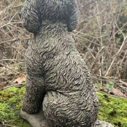 stone Garden Large Detailed Poodle Dog Gift Ornament - thumbnail 3