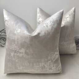 Luxury Rose Pink Textured Sofa Cushion Cover - Handcrafted Couture Design Invisible Zip Style No 83 - thumbnail 2