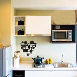 Kitchen Items Heart - Wall Decal Custom Vinyl Art Stickers - thumbnail 2