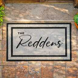 Personalised Family Welcome Rug, Waterproof Patio Door Mat - thumbnail 2