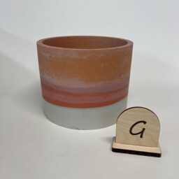 Zero-Waste Concrete Planter Modern Cement Plant Pot With Drainage - thumbnail 4
