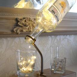 Mount Gay Bottle Light - 1L. Unique Lamp & Rum Lover Gift For The Home - thumbnail 3
