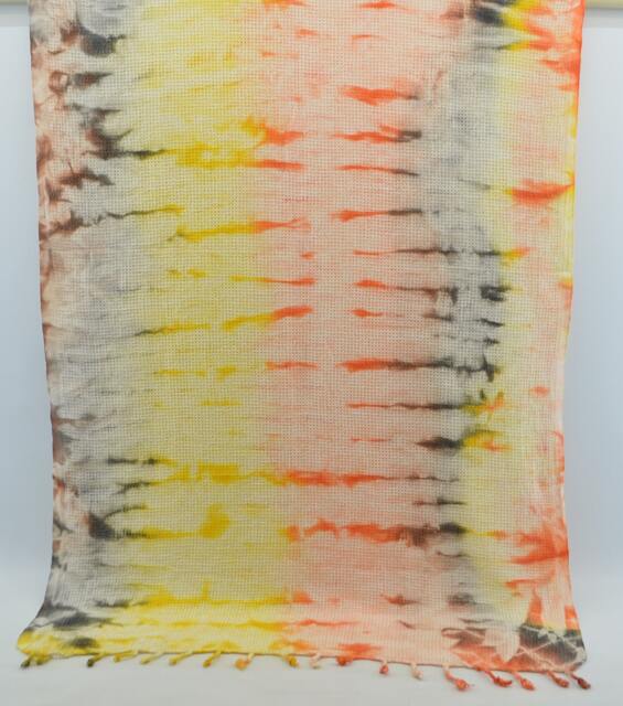 Colorful Towel, Surfer Beach Towel, Batik Towel, Turkish Towel, Dye Peshtemal, 38''x65 - image 1