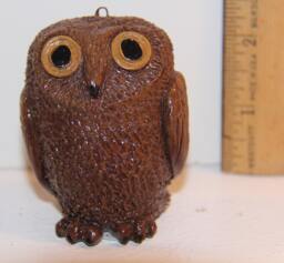 Brown Owl Figurine/Ornament - thumbnail 1