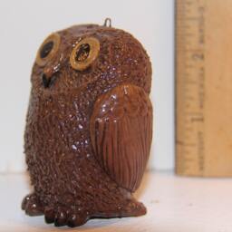 Brown Owl Figurine/Ornament - thumbnail 3