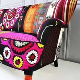 Patchwork 3-Seater Sofa - Suzani Dream - thumbnail 4