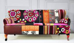 Patchwork 3-Seater Sofa - Suzani Dream