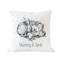 Personalised Cushion For Mum/Mother & Daughter Or Son Mother's Day Gift With Child Name Mummy New Gift First Mothers - thumbnail 4