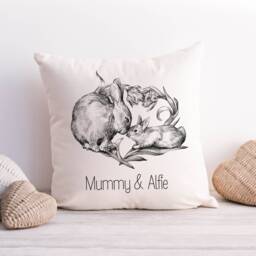 Personalised Cushion For Mum/Mother & Daughter Or Son Mother's Day Gift With Child Name Mummy New Gift First Mothers - thumbnail 3
