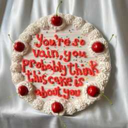 "10"" Fake Cake Art ""You're So Vain" - thumbnail 1