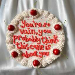 "10"" Fake Cake Art ""You're So Vain" - thumbnail 3