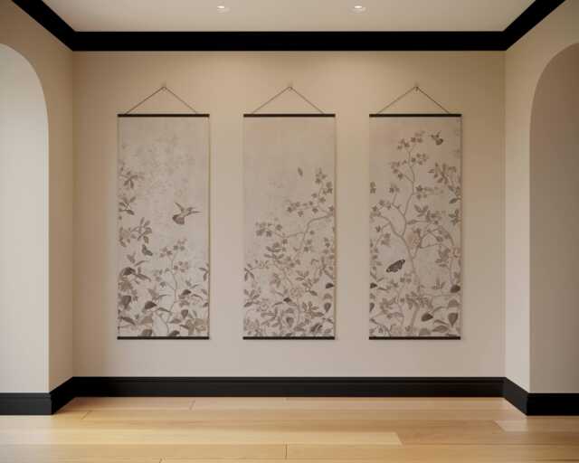 Vintage Tropical Bird & Branch Tapestry - Wall Hanging Unique Art - image 1