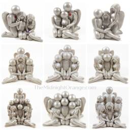 Custom Family Memorial Sculpture Personalized Loss Keepsake - thumbnail 2