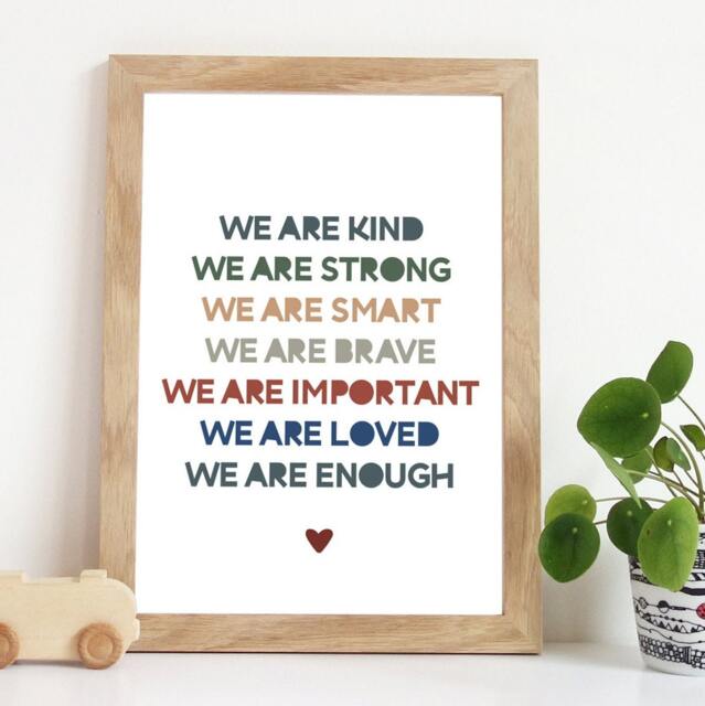 Boys Bedroom Prints, Playroom Affirmation Nursery Wall Art, Art - image 1
