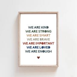 Boys Bedroom Prints, Playroom Affirmation Nursery Wall Art, Art - thumbnail 2