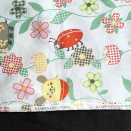 Ladybug Garden Cushion Cover Kid's Pillow Cover - 16x16 - thumbnail 3