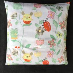 Ladybug Garden Cushion Cover Kid's Pillow Cover - 16x16 - thumbnail 2