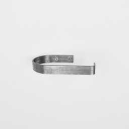 Pewter Steel Toilet Paper/Roll Holder - Industrial Bathroom Hardware - thumbnail 2