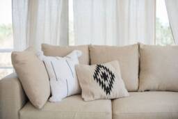 Zapotec Woven Wool Cushion, Decorative Pillow, Mexican Pillow, Handmade Handwoven Boho Throw Pillow