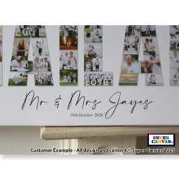 Holiday Travel Wedding Family Any Country Destination Picture Photo Word Art Shape Collage Framed Canvas & Print Options Gift - thumbnail 3