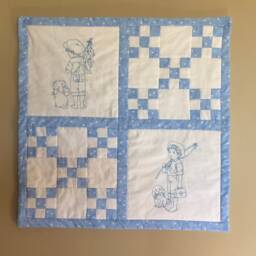 Gone Fishing Quilted Wall Hanging 21'' X - thumbnail 2