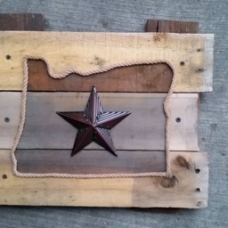 Oregon State Sign Art Custom Original Wood Framed Decor Rustic Natural Reclaimed Piece Upcycled Wall Hanging 16 X 13 - thumbnail 2