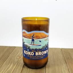 Beer Bottle Hand Poured Soy Candles - thumbnail 4