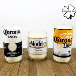 Beer Bottle Hand Poured Soy Candles - thumbnail 3