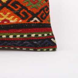Kilim Lumbar Pillow Cover Turkish Bohemian Cushion - 12x24 - thumbnail 2