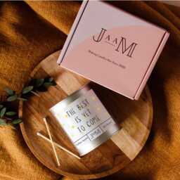 The Best Is Yet To Come Wood Wick Candle Gift. Graduation Gift For Her - thumbnail 4