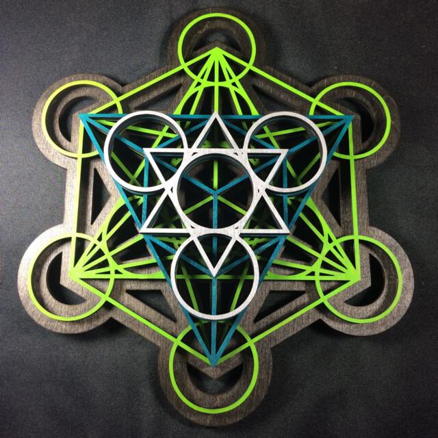Metatron's Cube Wall Art 17.75 - image 1