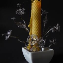 Fairy Candle With Flowers Centre Piece - thumbnail 4