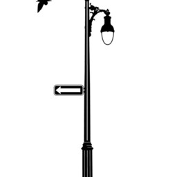 Montreal Street Lamp Wall Decal Classic Park Avenue Style - thumbnail 2